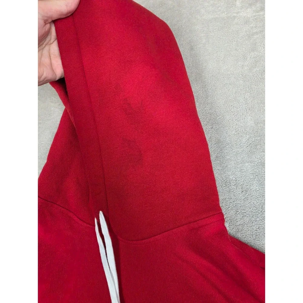 Polo Ralph Lauren Hoodie Men XL Red Blue Orange Fleece Sweatshirt *Read